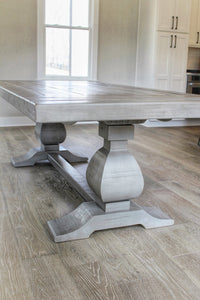 Handcrafted Solid Wood Rustic Table