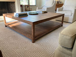Load image into Gallery viewer, Modern Solid Wood Custom Coffee Table
