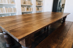 Load image into Gallery viewer, Custom Farmhouse Turned Leg Table
