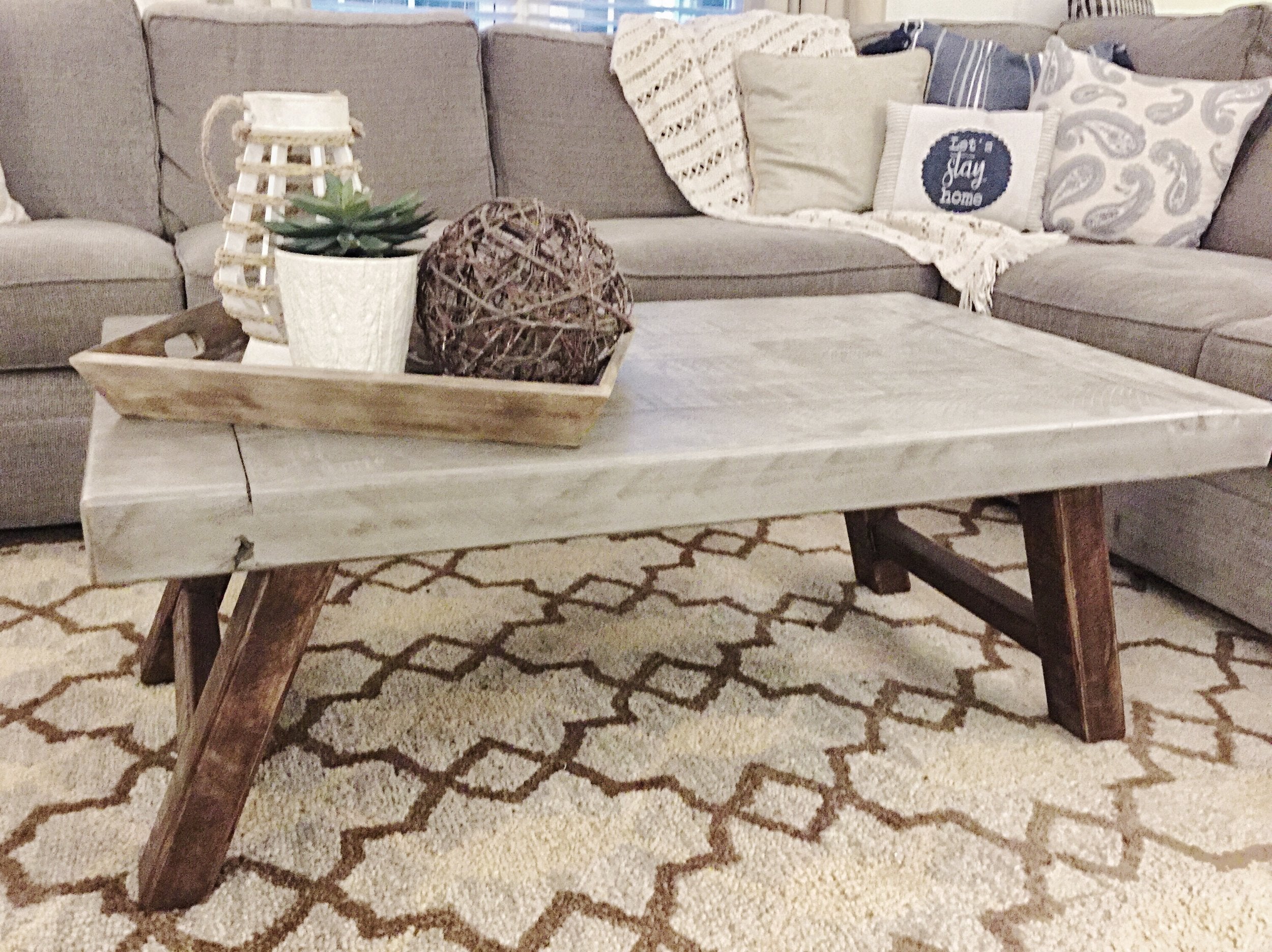 Rustic Handcrafted Farmhouse Coffee Table