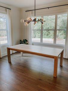 Custom Modern Maple Table