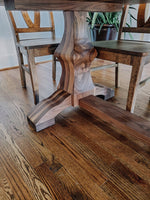 Load image into Gallery viewer, Custom Handcrafted Solid  Wood Walnut Table
