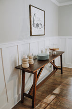 Load image into Gallery viewer, Custom Handcrafted Solid Wood Console
