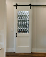 Load image into Gallery viewer, Leaded glass barn door
