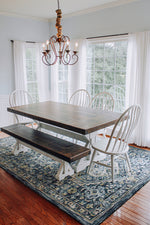 Load image into Gallery viewer, Custom Farmhouse Handcrafted Solid Wood Table
