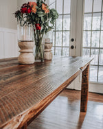 Load image into Gallery viewer, Handcrafted Rustic Table
