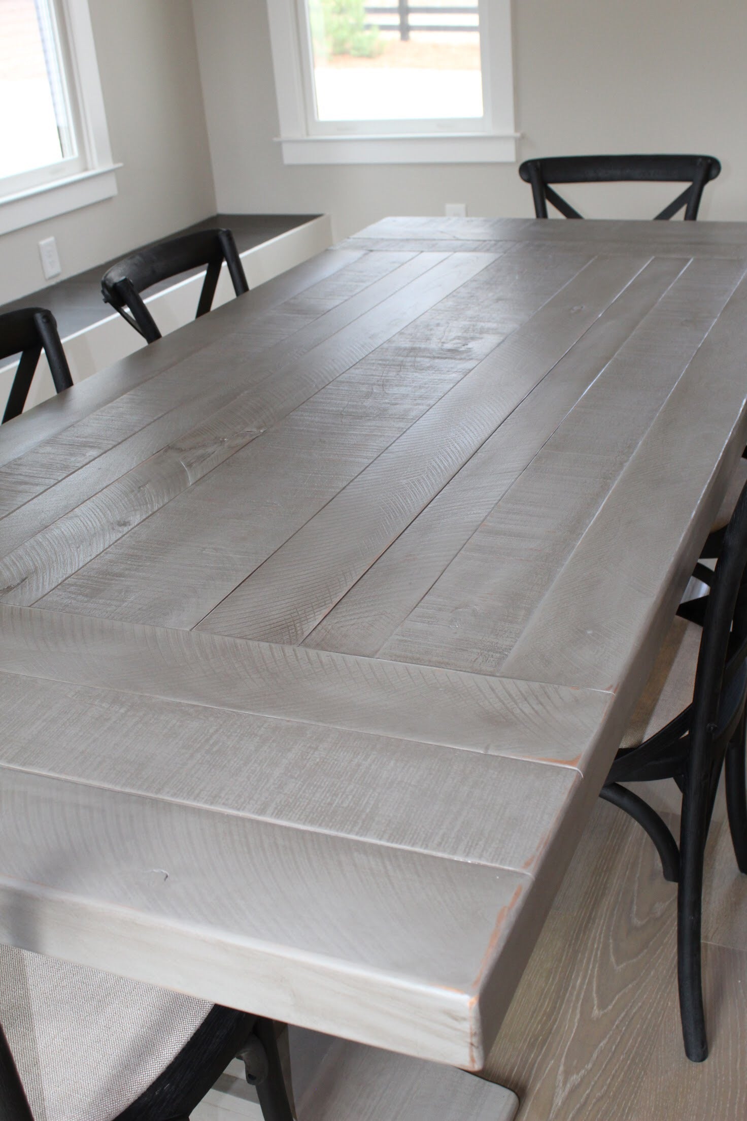 Elegant Handcrafted Farmhouse Table