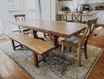 Load image into Gallery viewer, Custom Handcrafted Pedestal Leaf Table

