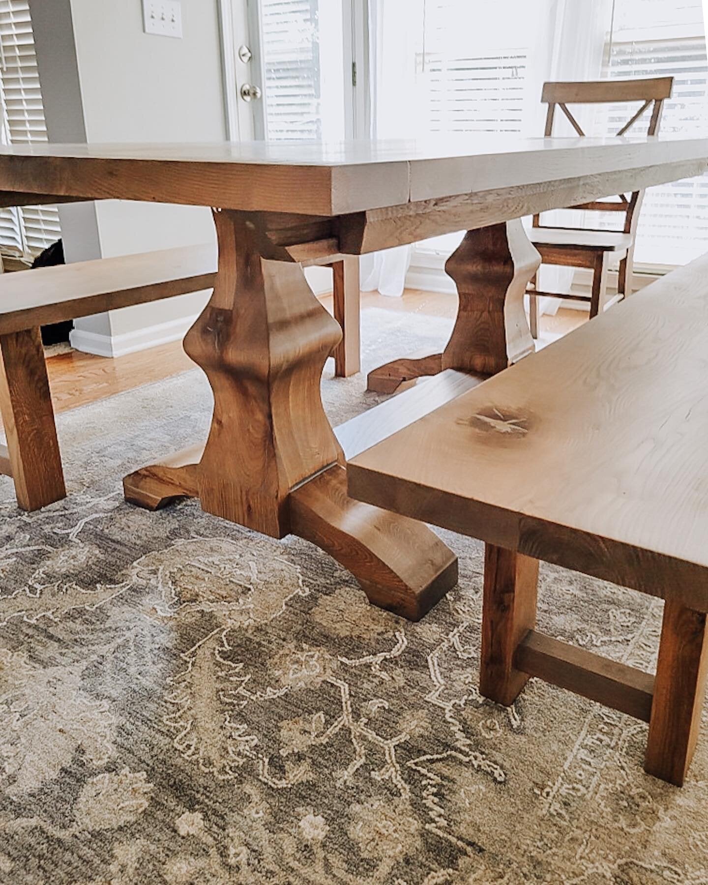 Custom Handcrafted Oak Table