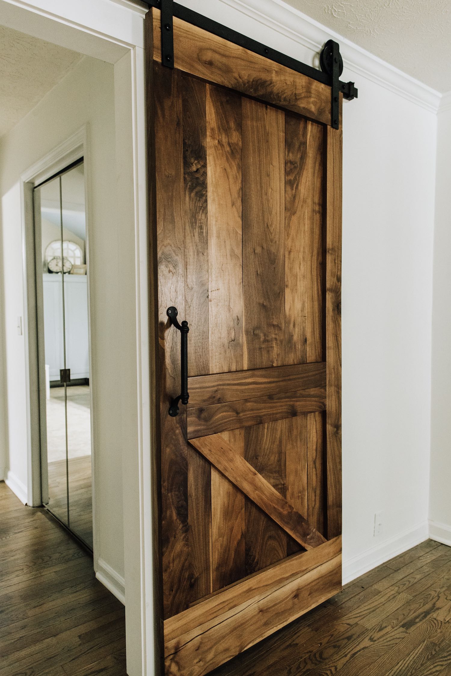 Custom Size Handcrafted Solid Wood Barn Door